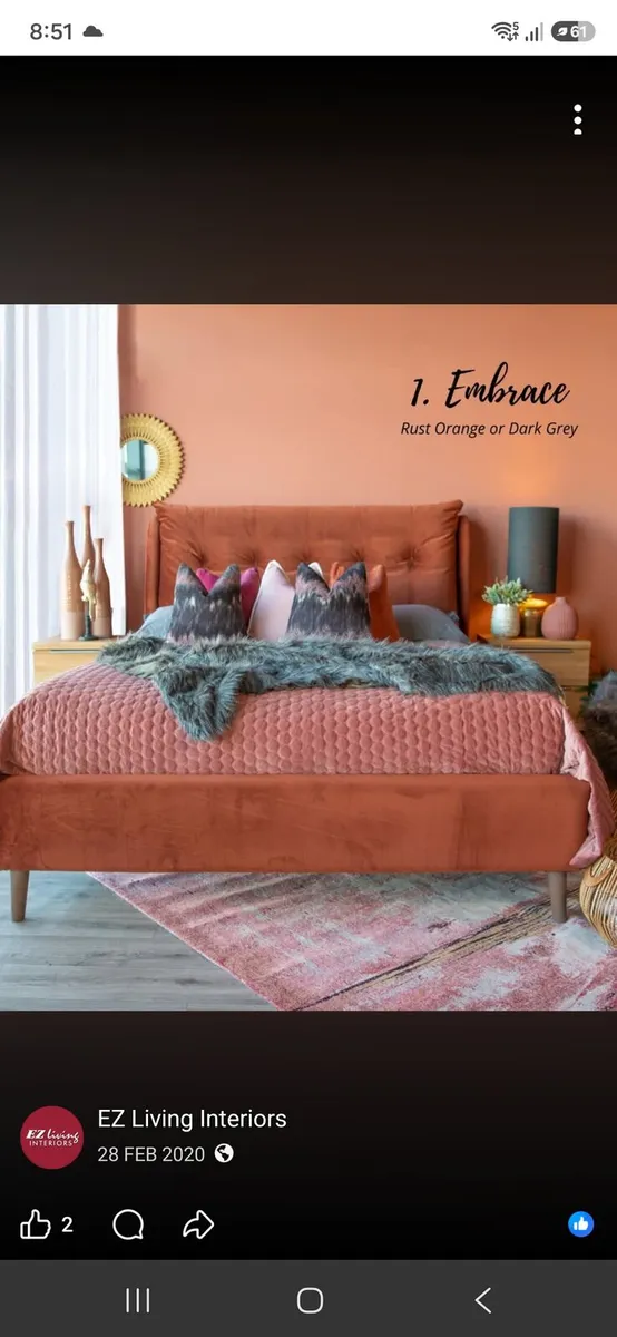 Double bed frame