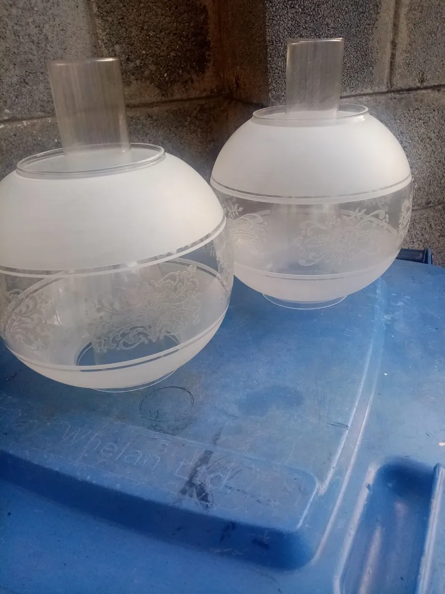 Matching oil lamp Shades - Image 2