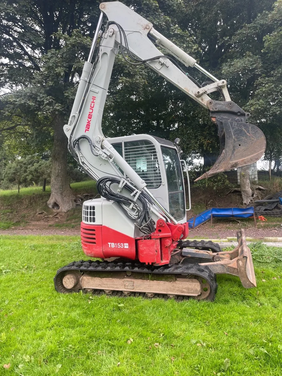 Takeuchi TB153FR excavator - Image 1