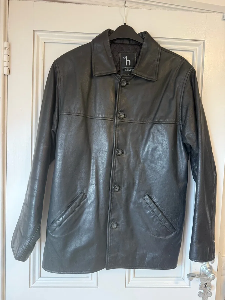 Helium Leather Jacket - Image 1