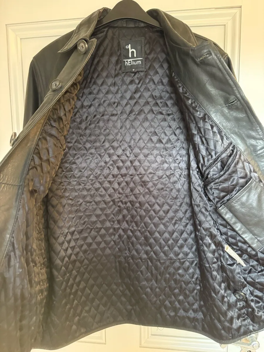 Helium Leather Jacket - Image 3