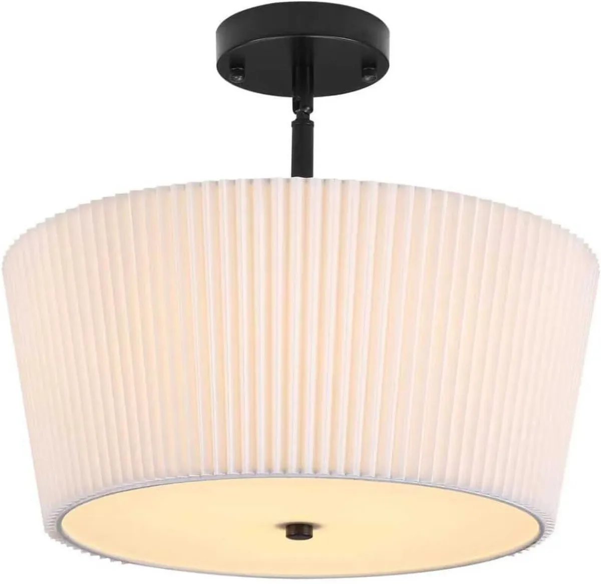 Semi Flush Mount Ceiling Light Modern Crystal - Image 1