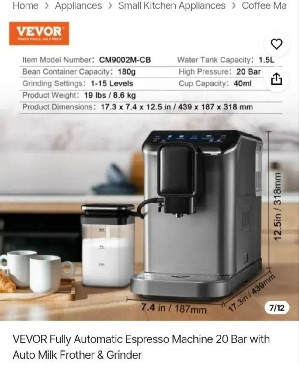 Vevor Coffee machine - Image 3