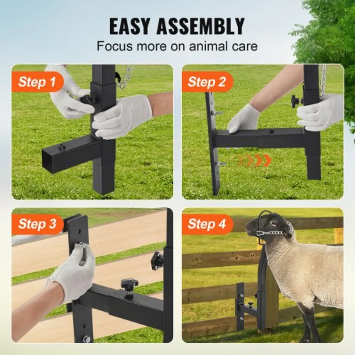 Livestock Trimming Stand, Goat & Sheep Stand 9.37- - Image 3