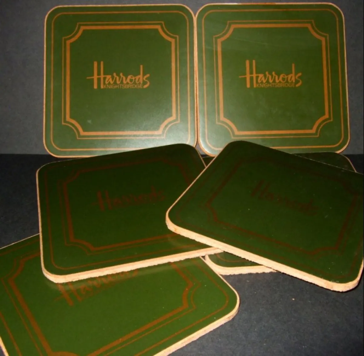Vintage Harrods Knightsbridge Coasters-Unused - Image 1