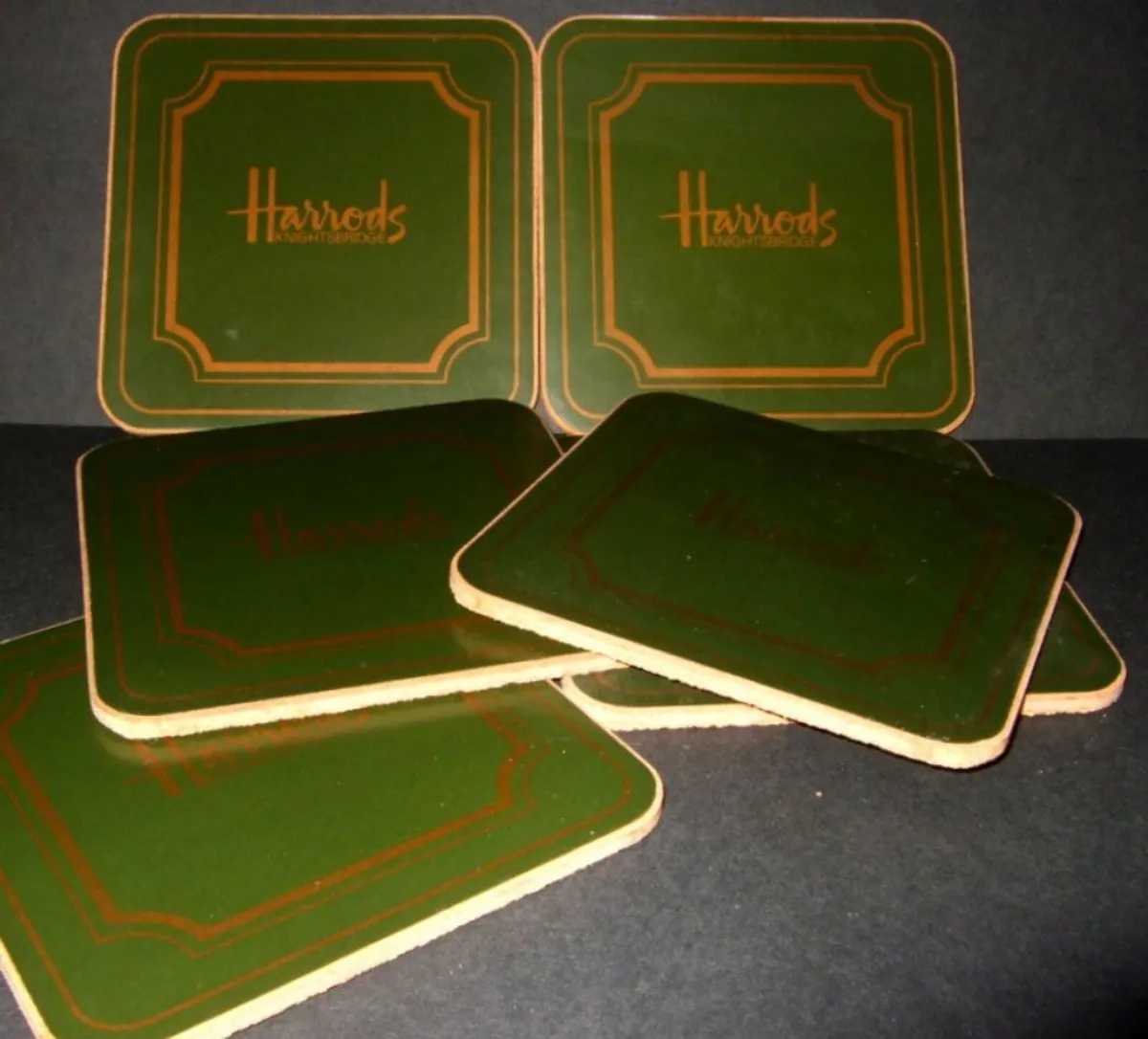 Vintage Harrods Knightsbridge Coasters-Unused - Image 2