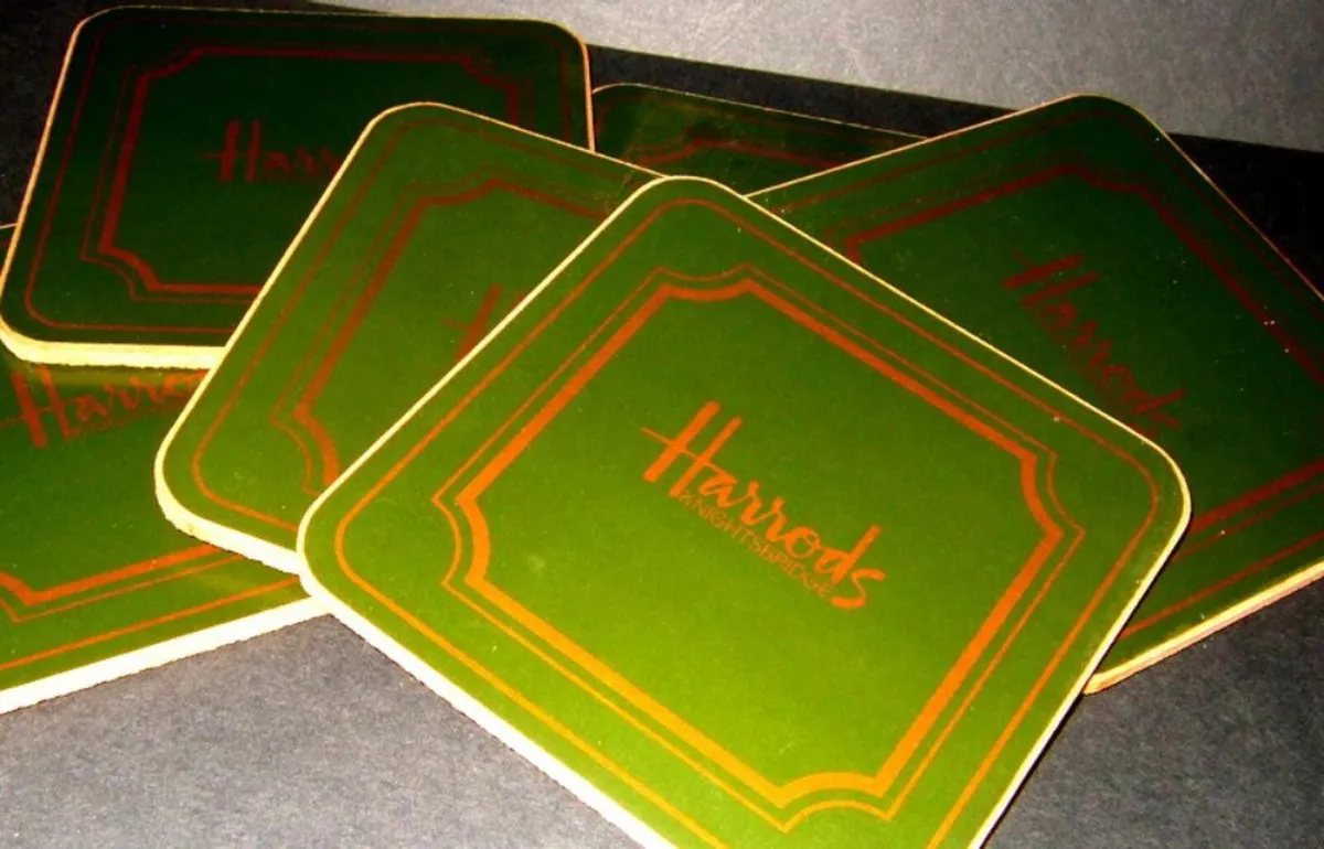 Vintage Harrods Knightsbridge Coasters-Unused - Image 3