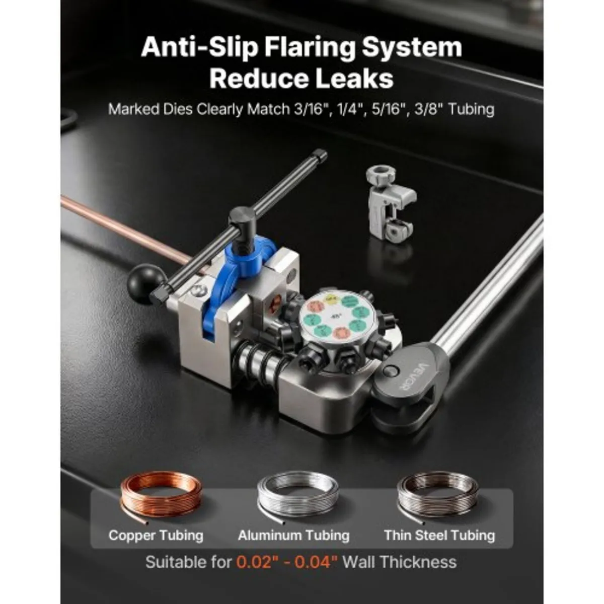 Professional Brake Line Flaring Tool, 45 Degree Do - Image 3
