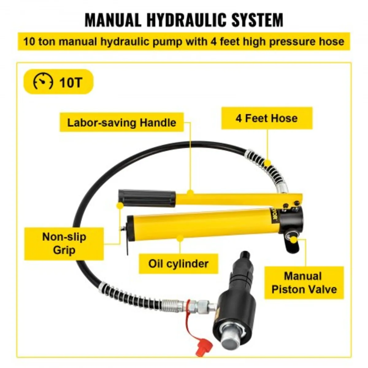 Hydraulic Exhaust Pipe Expander, 4.1 to 10.8 cm si - Image 3
