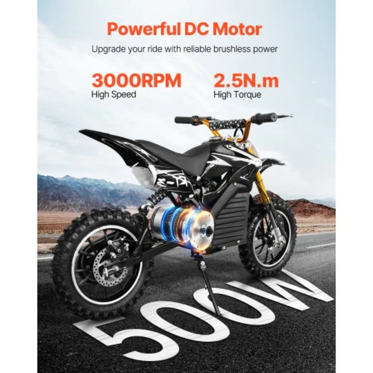500W Electric Brushless DC Motor Kit - 36V 3000rpm - Image 3