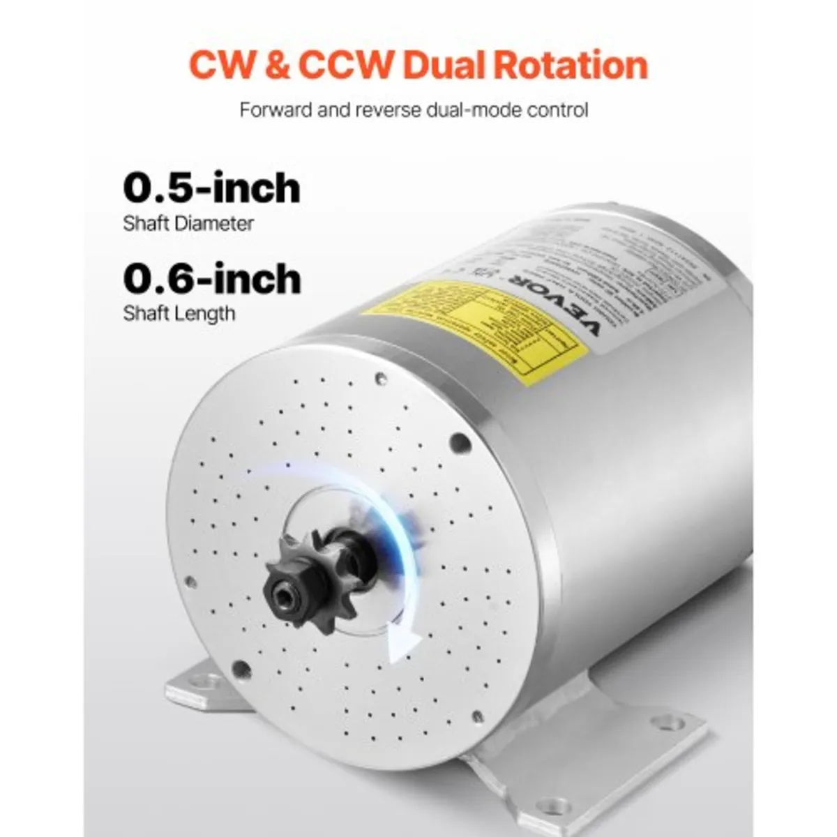 2000W Electric Brushless DC Motor Kit - 48V 4300rp - Image 2