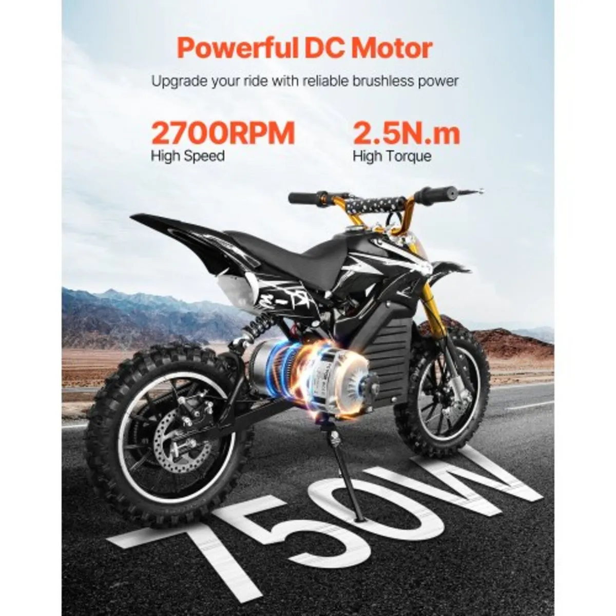 750W Electric Brushless DC Motor Kit - 48V 2700rpm - Image 3