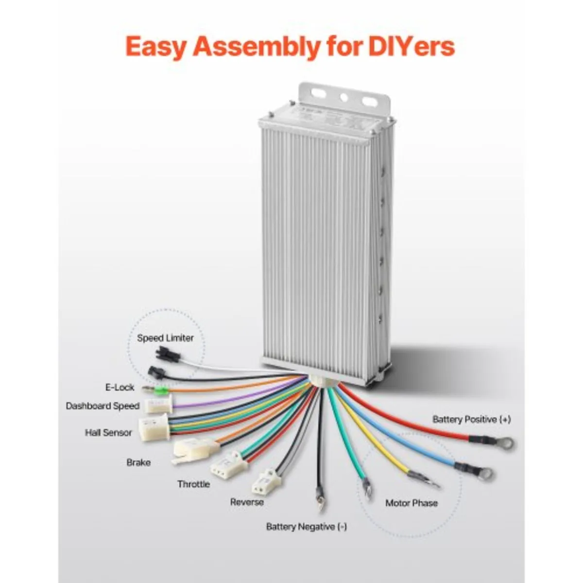 750W Electric Brushless DC Motor Kit - 48V 2700rpm - Image 4