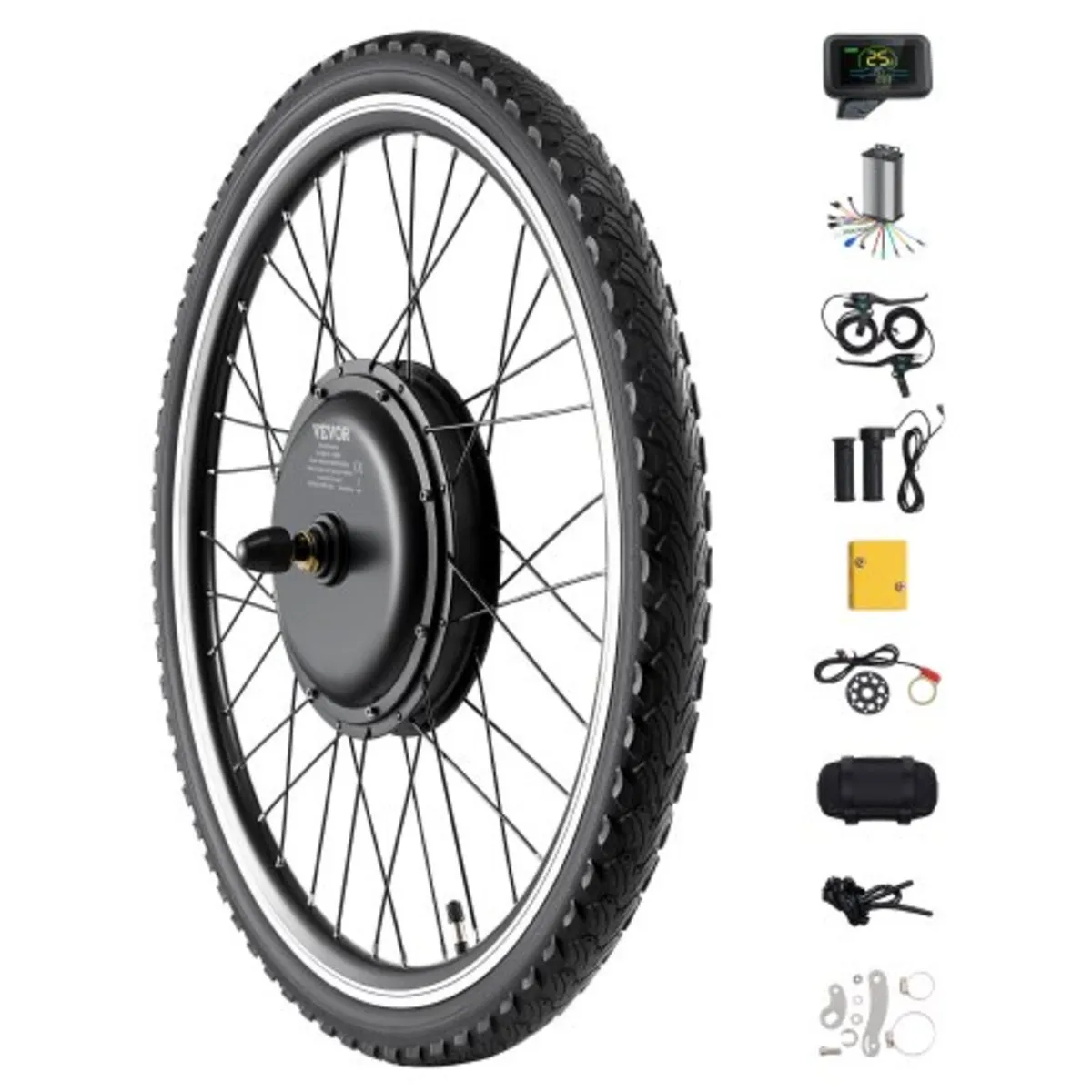 1000W Electric Bike Conversion Kit, 48V 420rpm 26" - Image 1