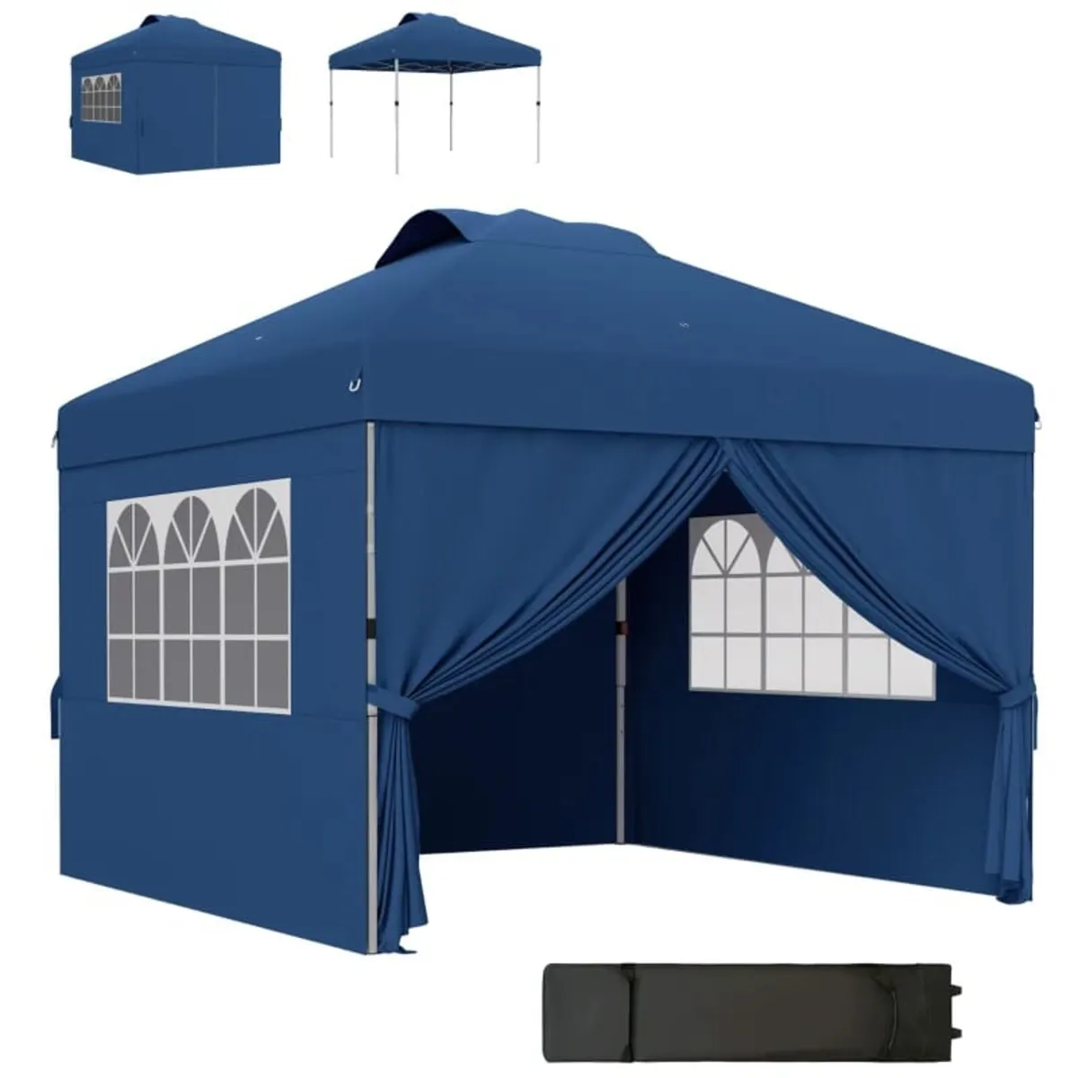 Pop-Up Folding Marquee Canopy 3 x 3 Adjustable Hei - Image 1