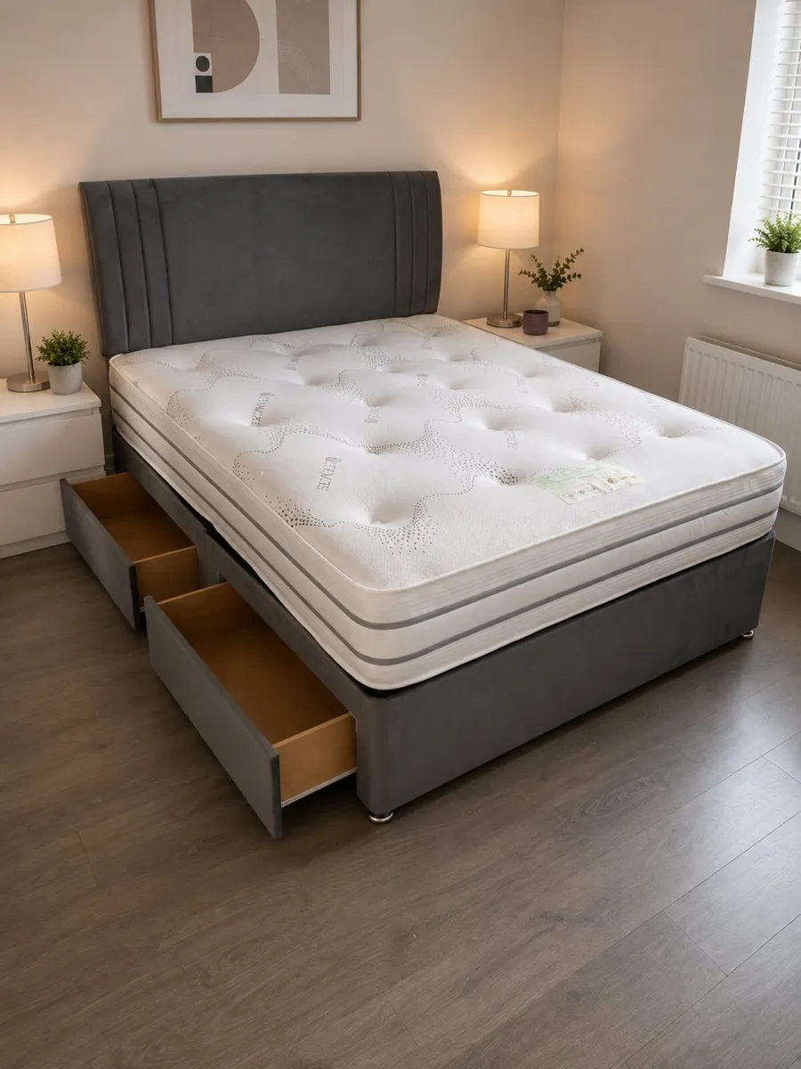 New Divan Beds With Memory Foam Mattresses - Image 2