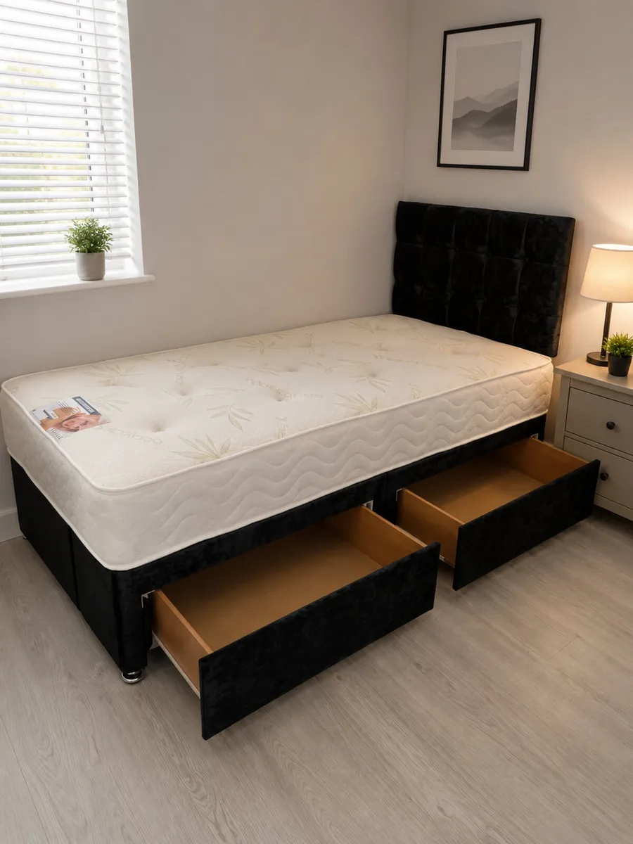 New Divan Beds With Memory Foam Mattresses - Image 3