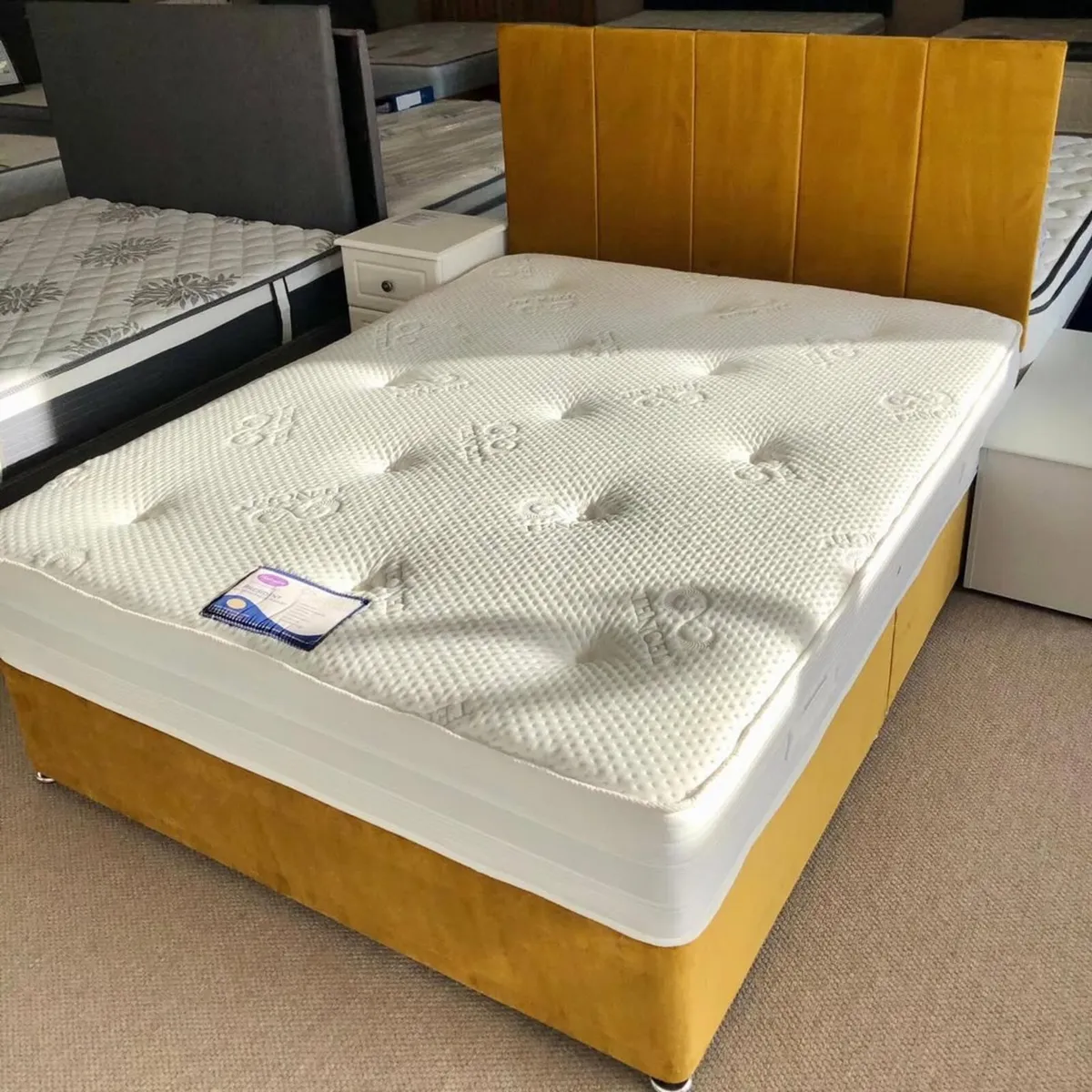 New Divan Beds With Headboard Free Delivery - Image 3