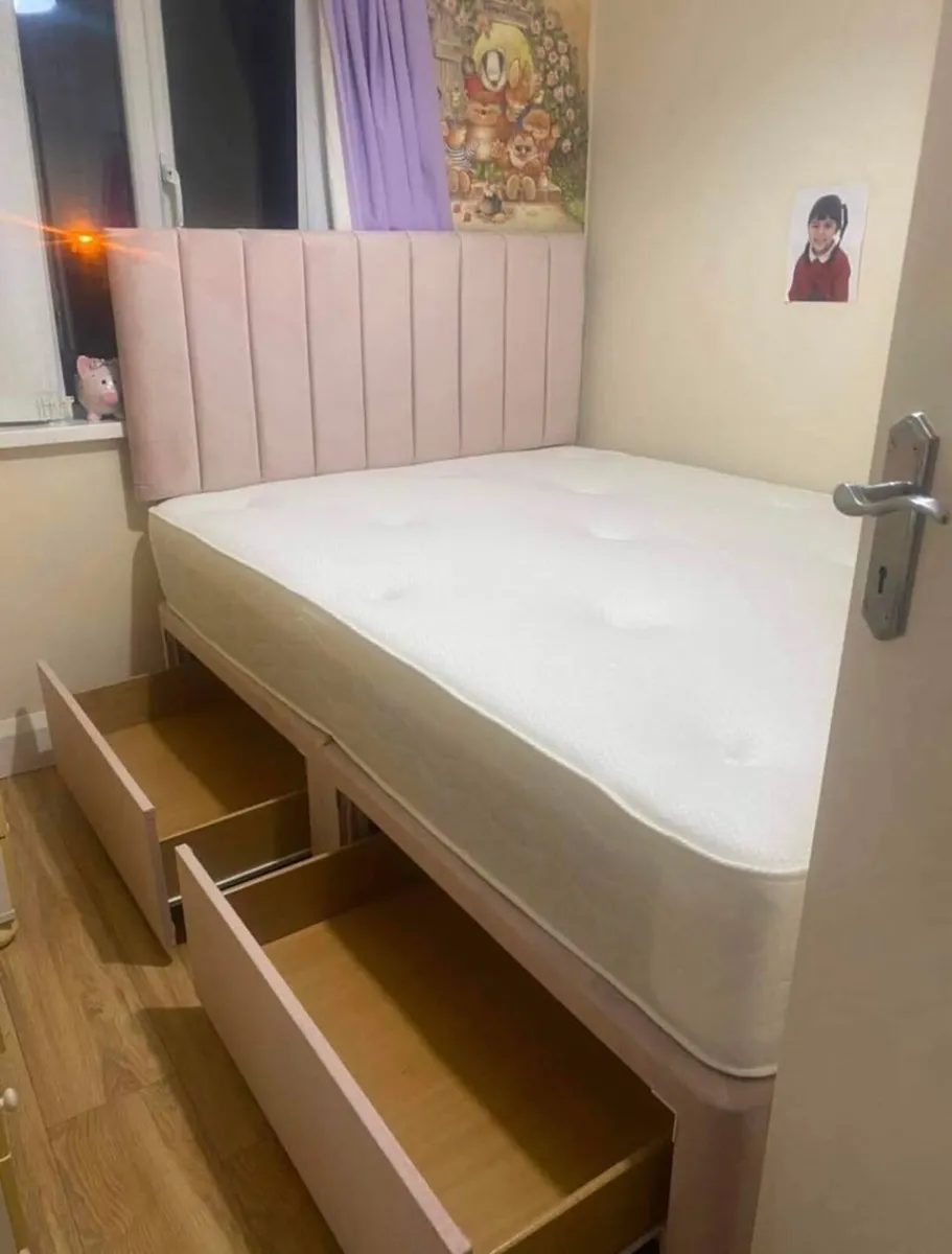 New Divan Beds With Headboard Free Delivery - Image 4
