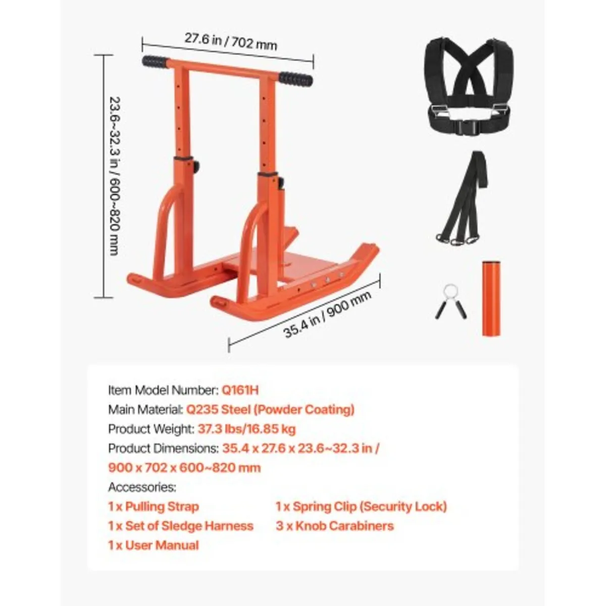 Power Sled, Fitness Training Sleds for Athletic Ex - Image 2