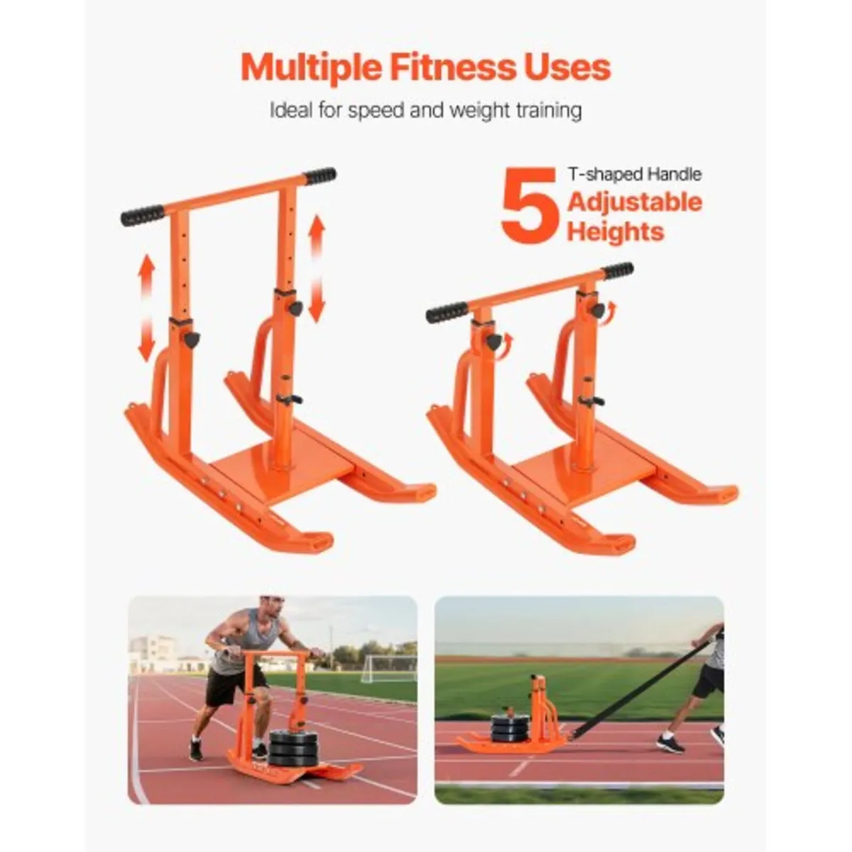 Power Sled, Fitness Training Sleds for Athletic Ex - Image 4