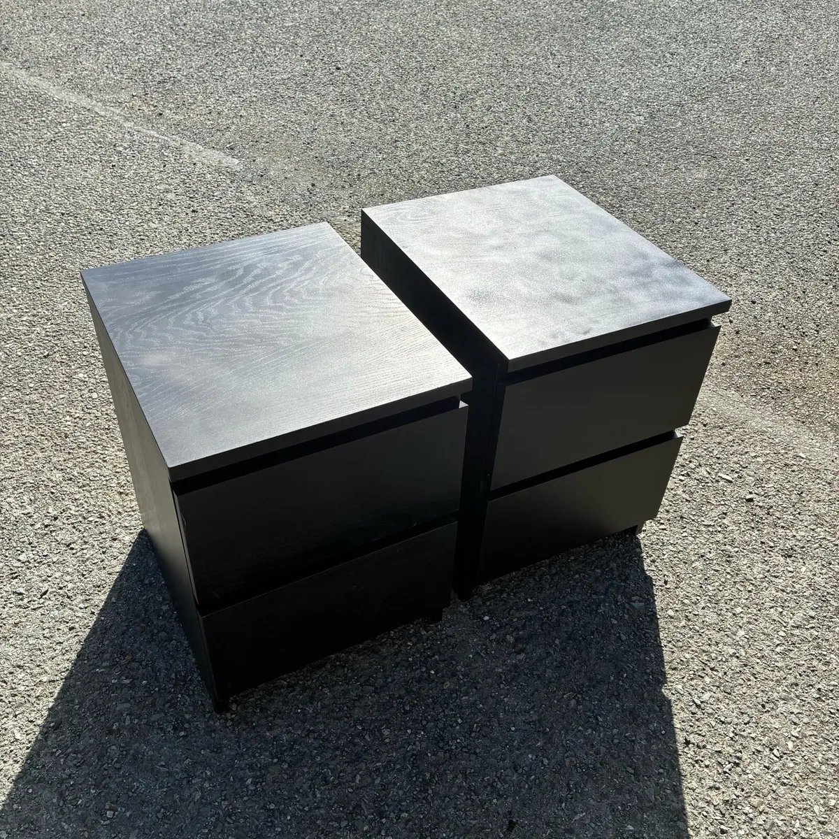 Two black Malm Lockers - Image 4