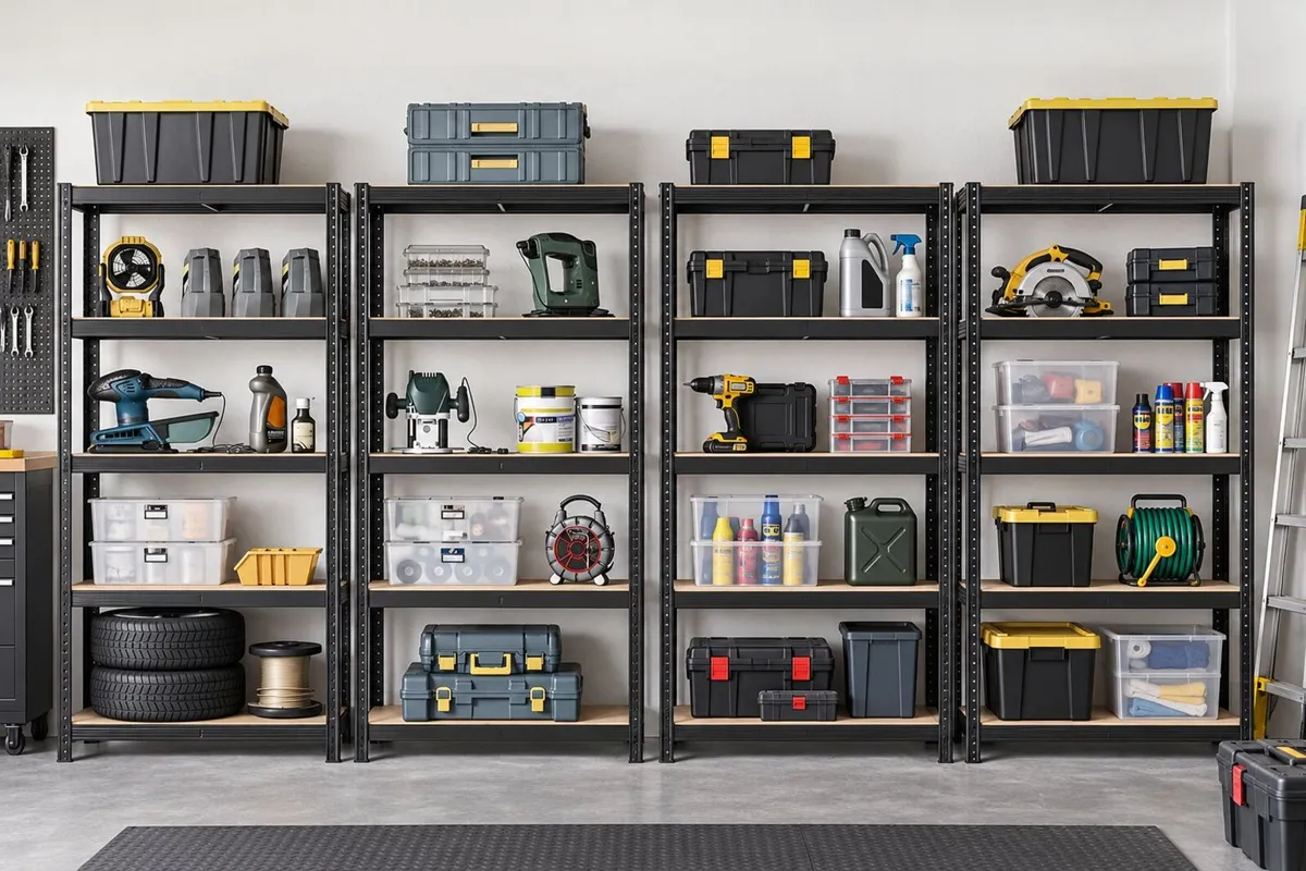 (x4)NEW Home Garage Shelving Racking-FREE Delivery - Image 1