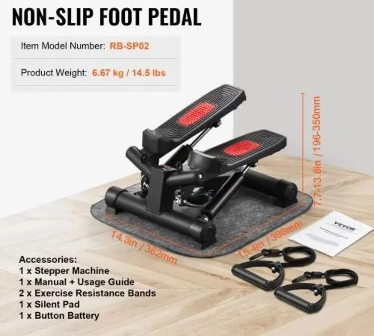 Stair Stepper, Mini Stepper for Exercise at Home, - Image 4