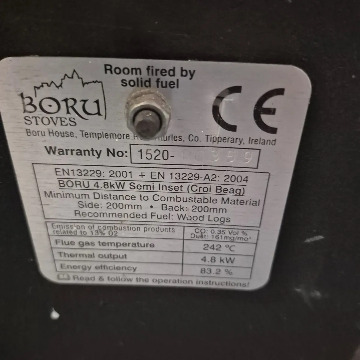 Boru stoves solid fuel stove - Image 3