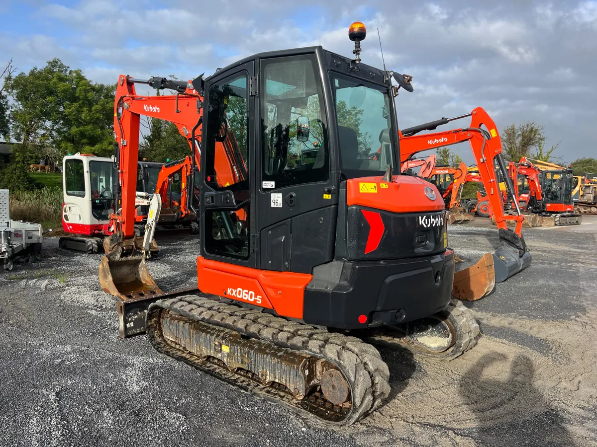2021 Kubota KX060-5 Mini Excavator - Image 3