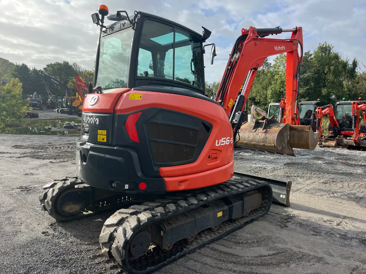 2020 Kubota U56-5 Mini Excavator - Image 4