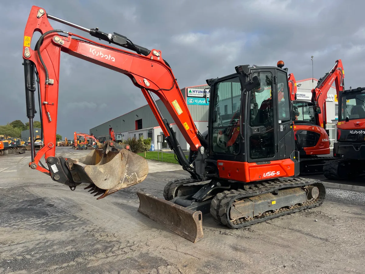 2020 Kubota U56-5 Mini Excavator - Image 2