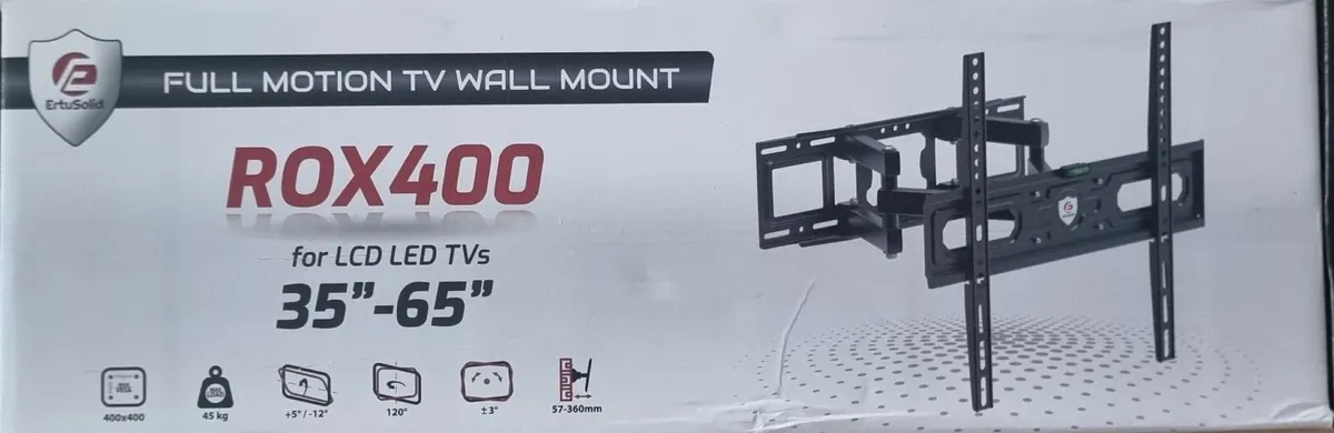 Tv Wall Mount Bracket Tilt Swivel 35"-65" - Image 1