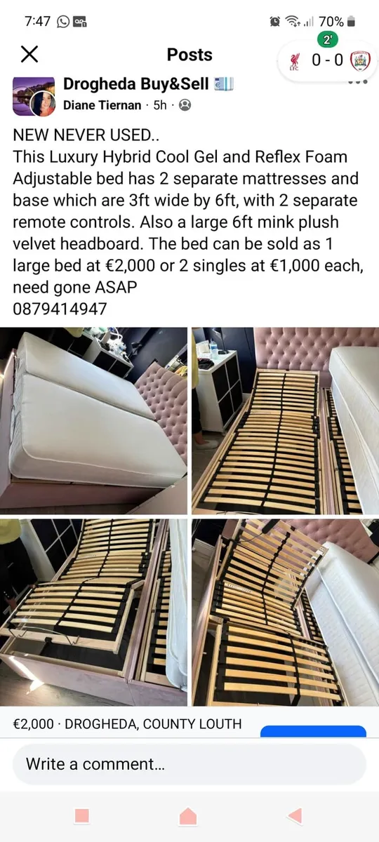 Super king adjustable Beds - Image 1