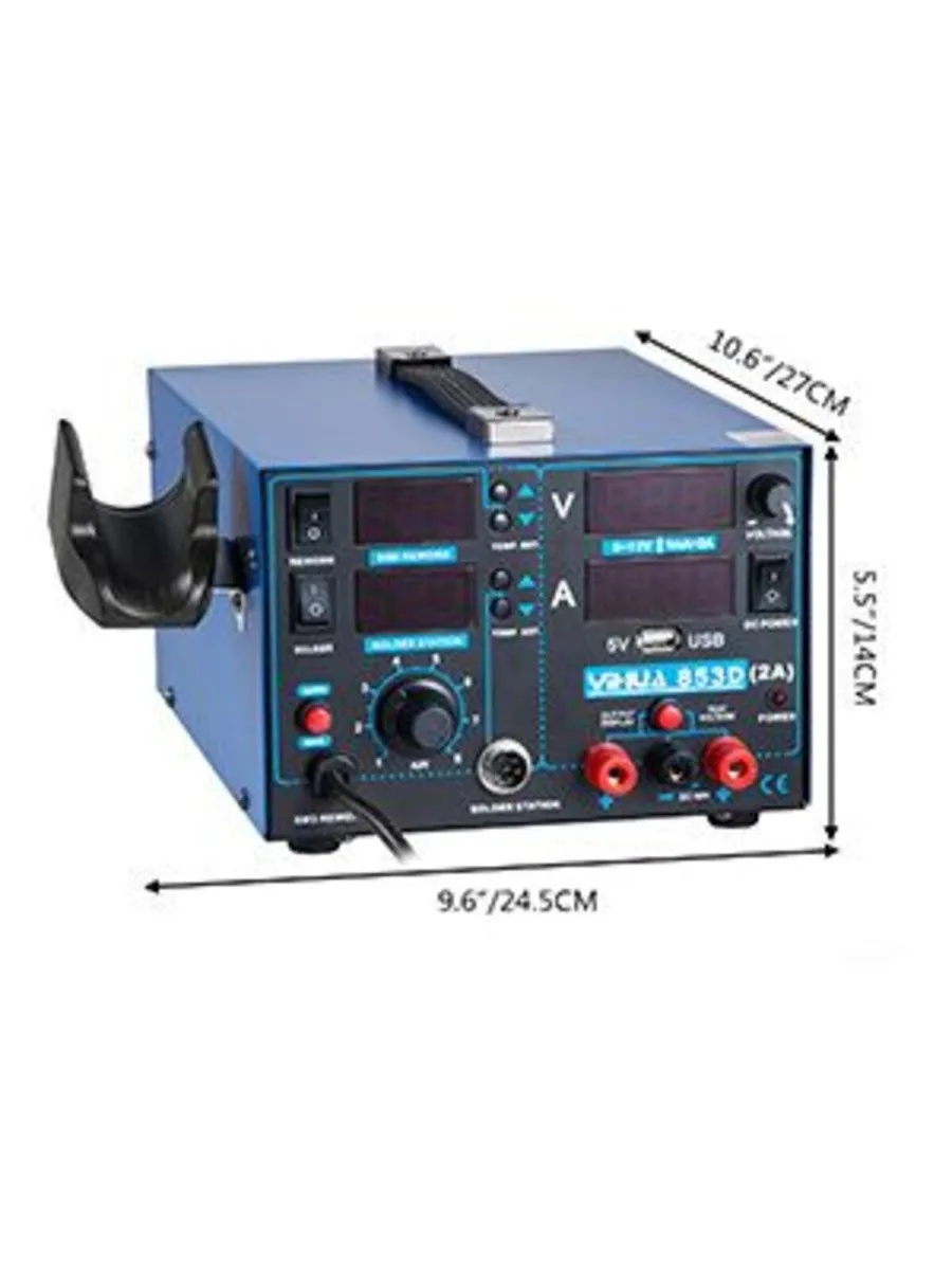 Digital Hot Air Rework Station 750W LED Display - Image 3