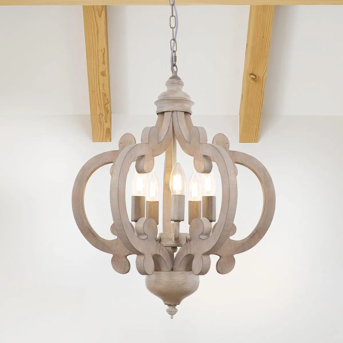 Chandelier 5-Light Vintage Rustic Chandeliers - Image 1
