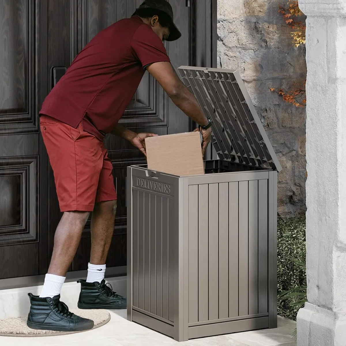 Package Delivery Box for Porch 48 Gallon Storage - Image 2