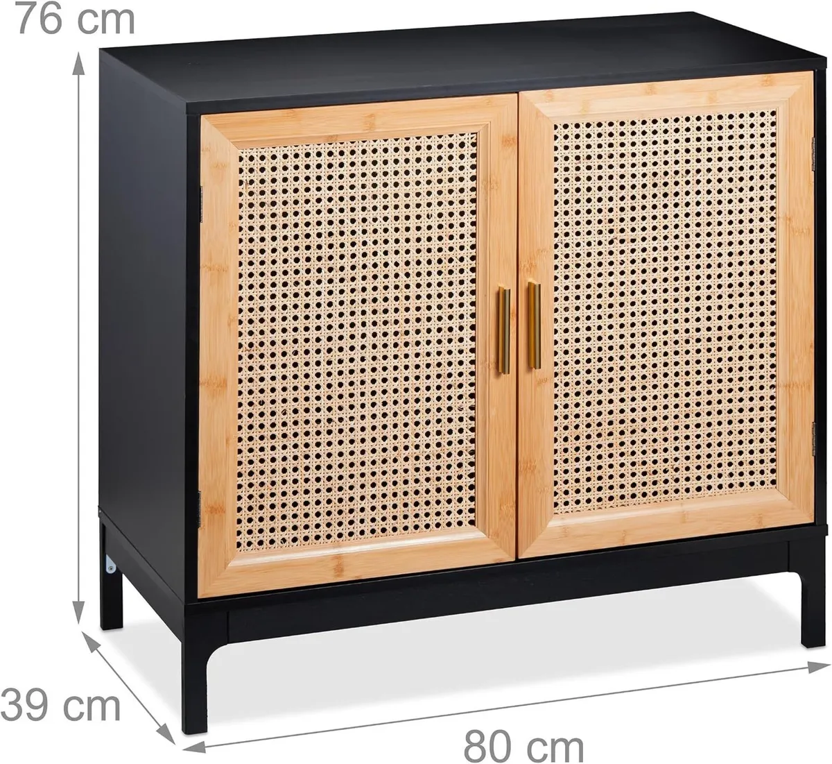 Sideboard 76x80x39CM Kitchen Storage Cabinet 2 - Image 3