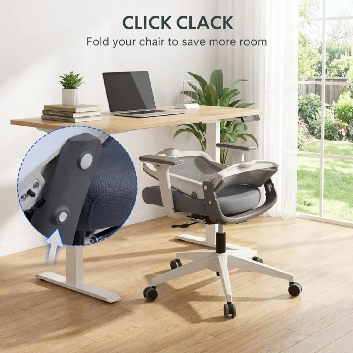 Ergonomic Office Chair Folding for Small Spaces - Image 4