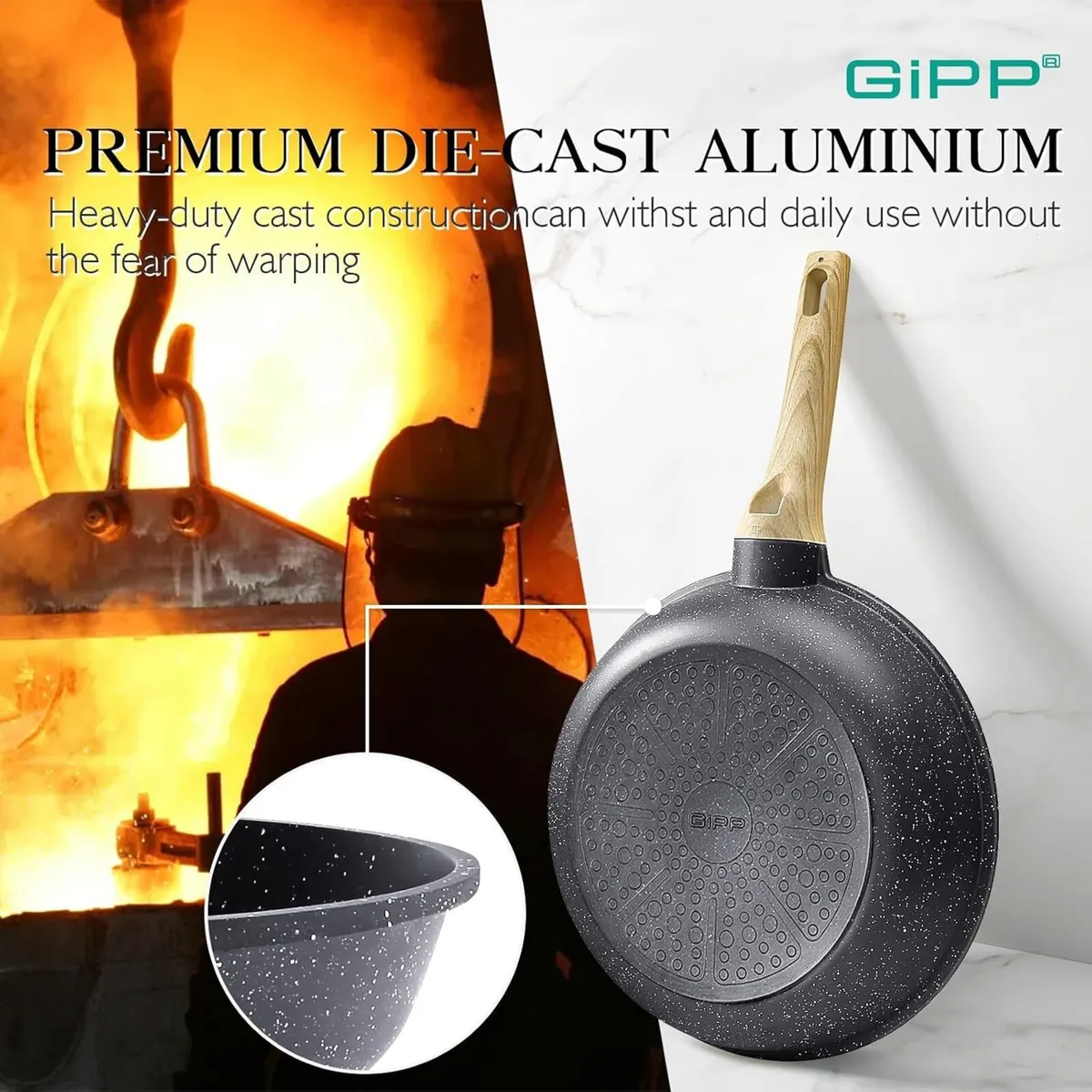 17pcs Pots and Pans Set Non Stick Fryingpan - Image 3