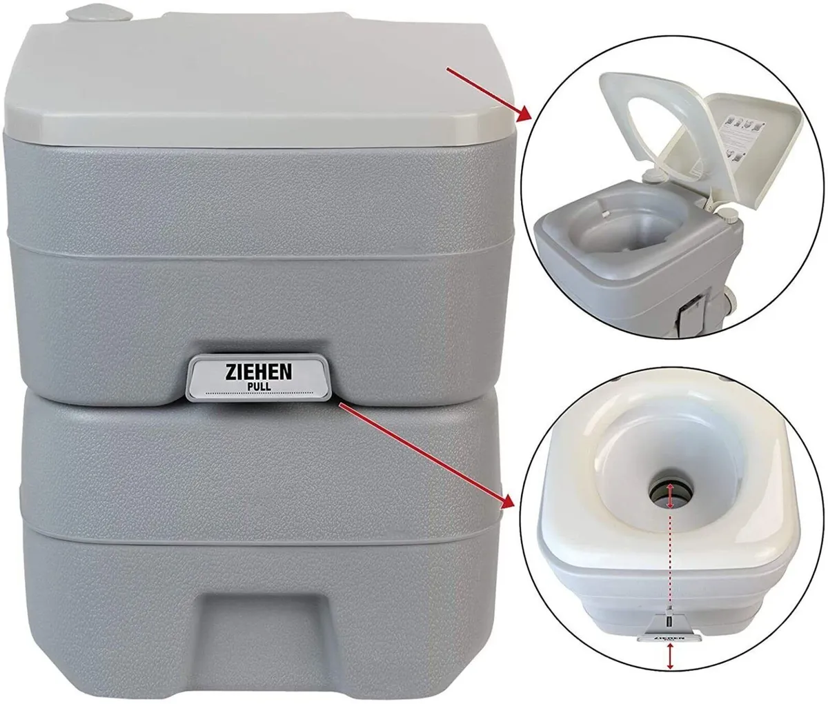 Portable Camping Toilet – Fresh Deluxe - Image 2