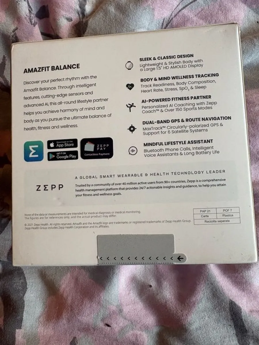 Brand New & Factory Sealed: Amazfit Balance Smartwatch - Image 2