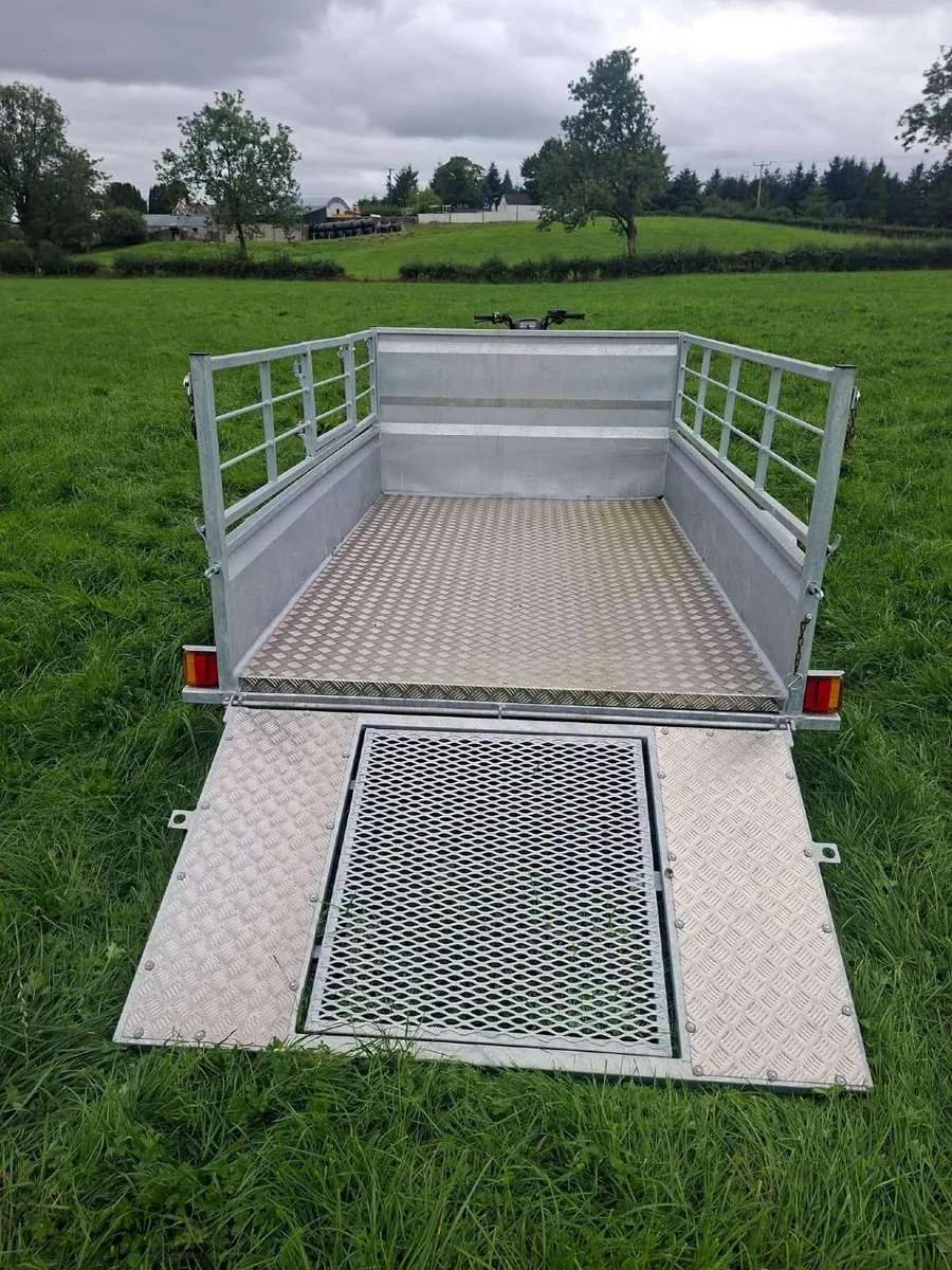 8x5 Quad/Car Trailer with Lamb gate - Image 4