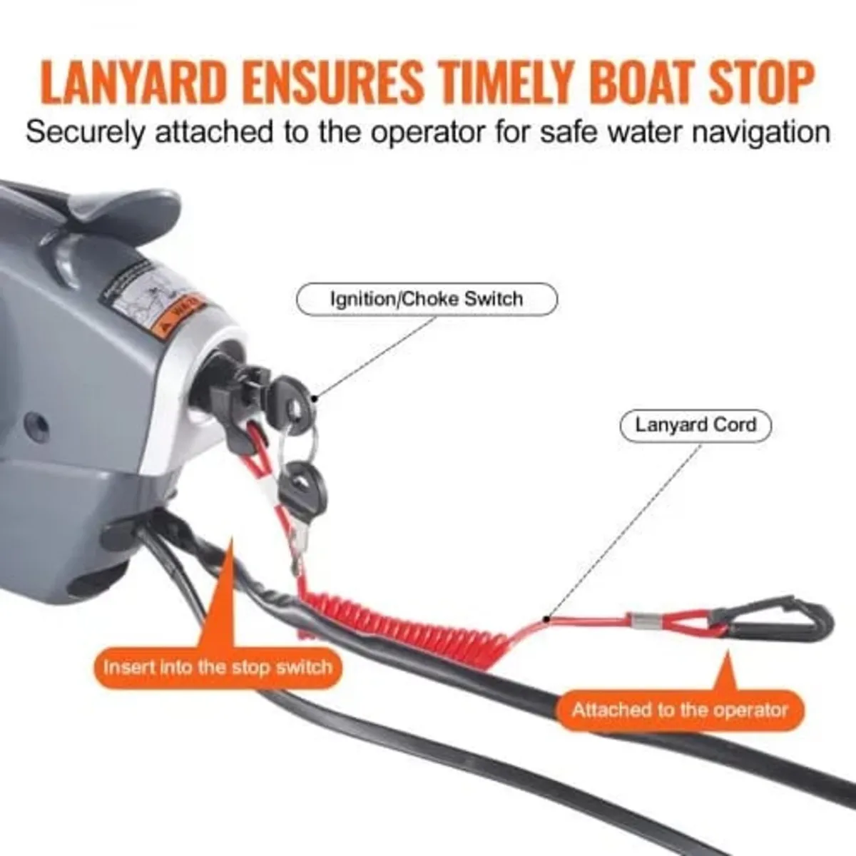 Boat Throttle Control, 5006180 Side-Mounted Outboa - Image 4
