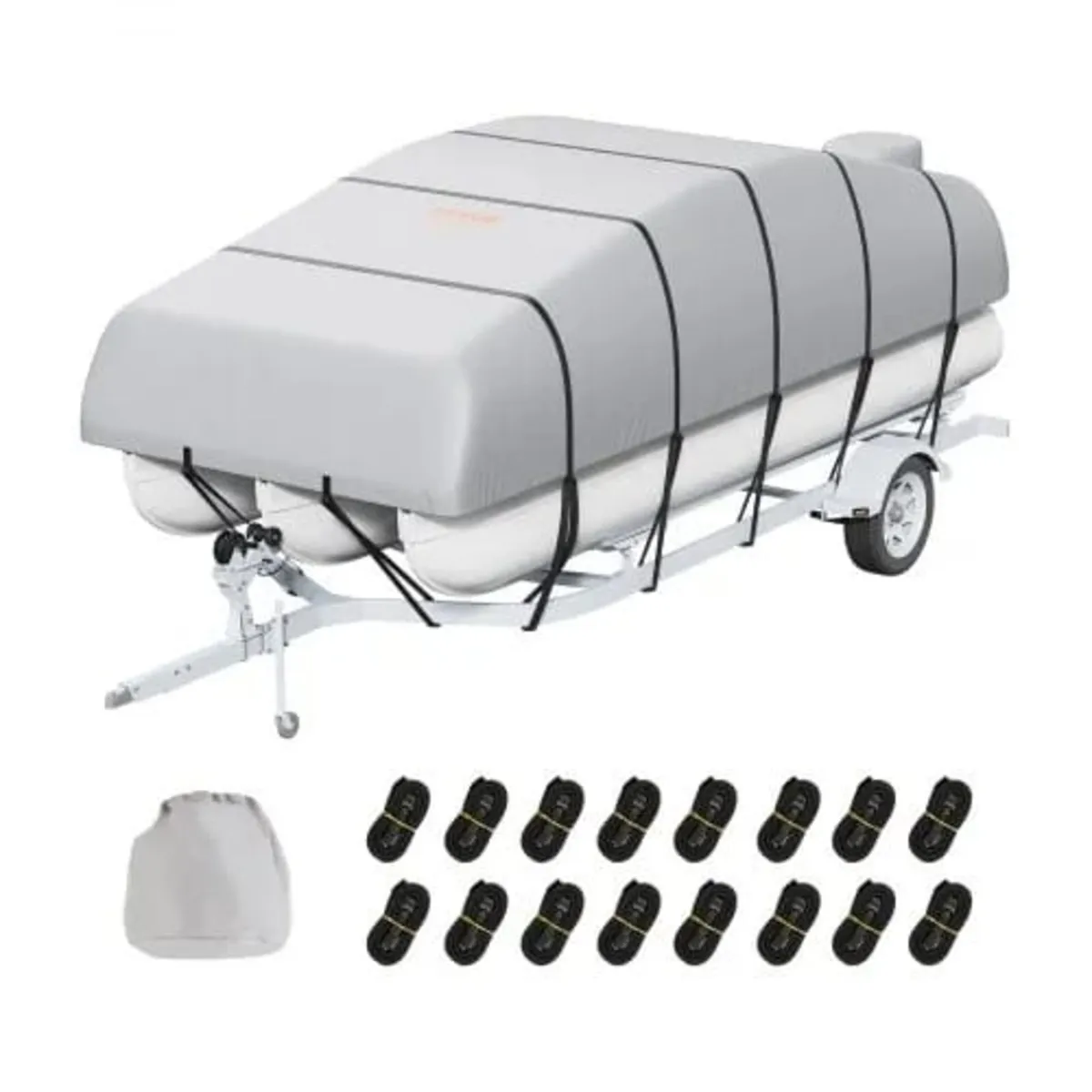 Pontoon Boat Cover, 23'-24' Waterproof Trailerable - Image 1