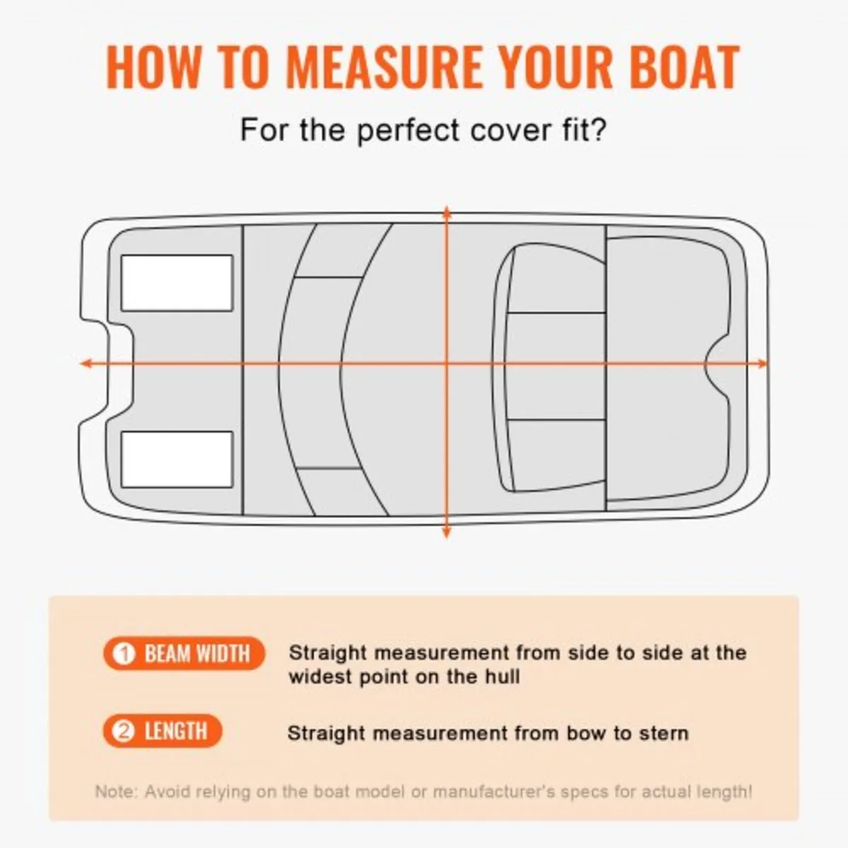 Pontoon Boat Cover, 23'-24' Waterproof Trailerable - Image 3