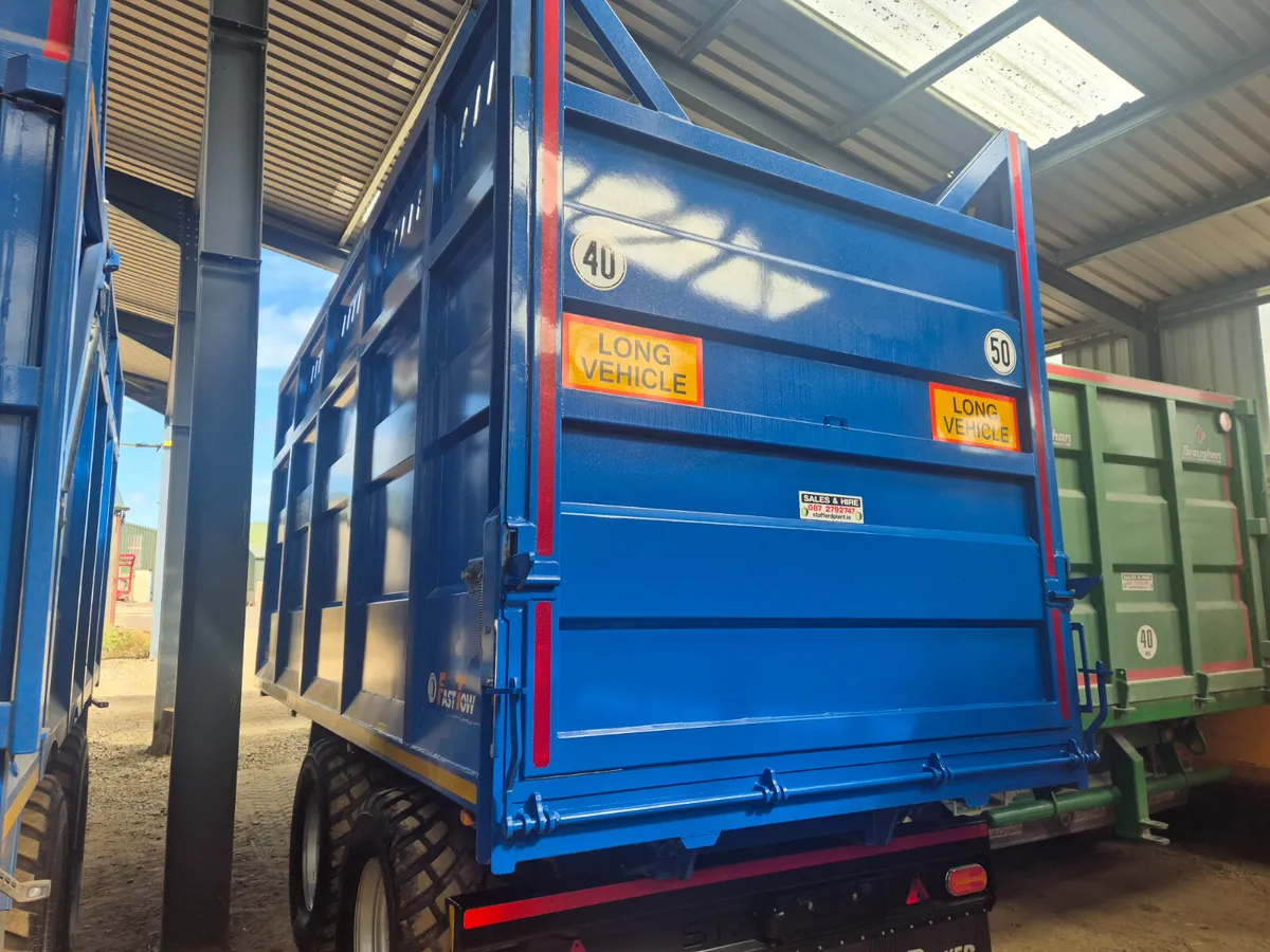 Ex hire Power 20ft silage trailer - Image 2