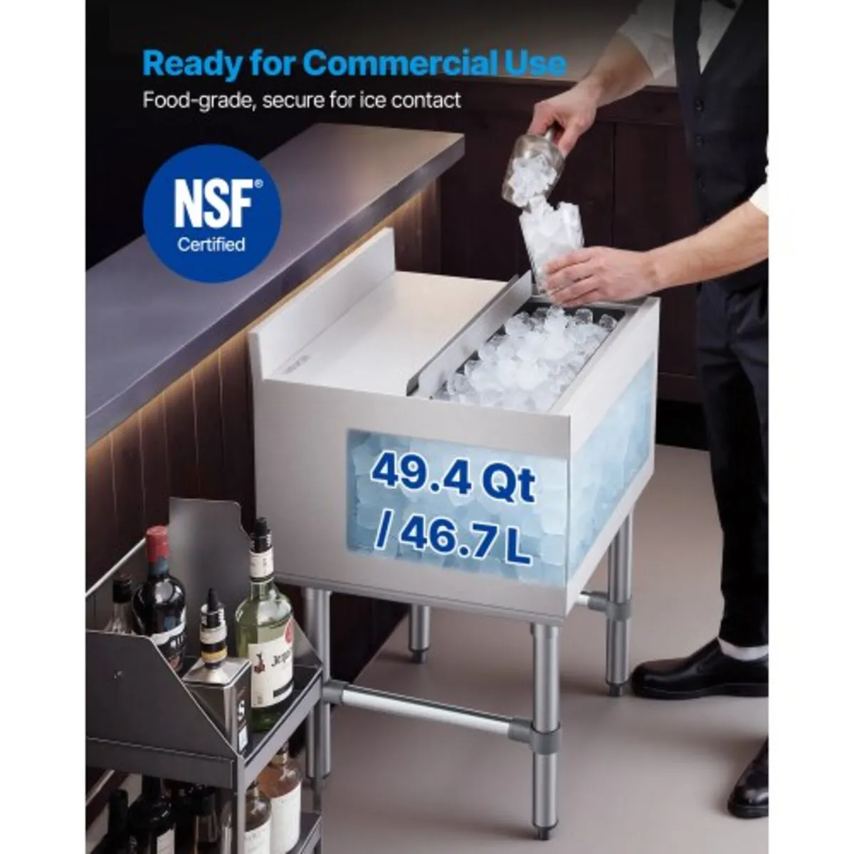 Commercial Ice Bin, 46.7 L Max Capacity, 455 x 455 - Image 4