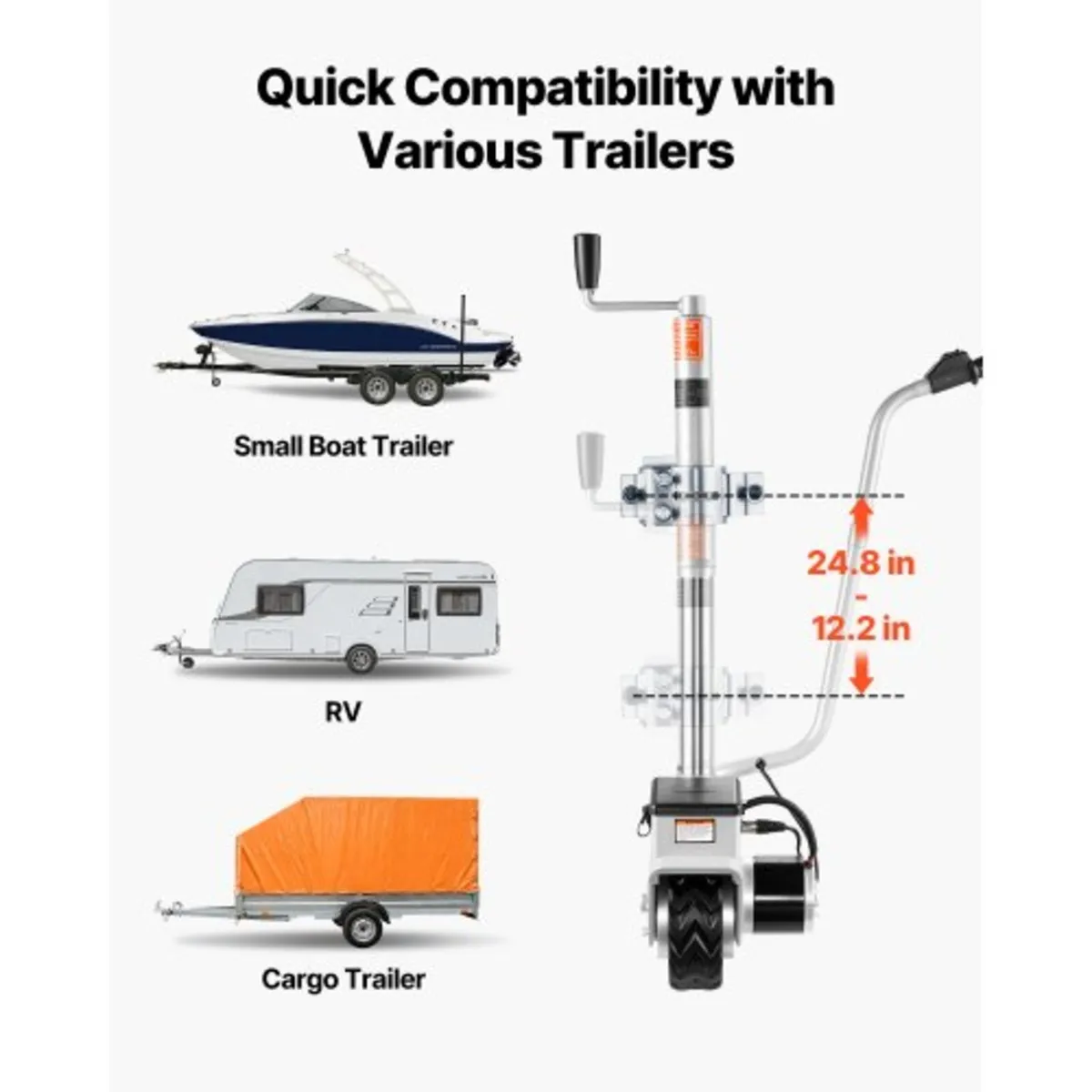 Electric Trailer Dolly, 2.5 T Towing Capacity, 380 - Image 3