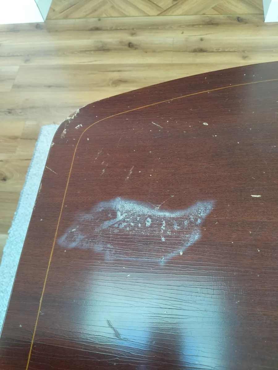 Mahogany Pedestal Dining Table - Image 4